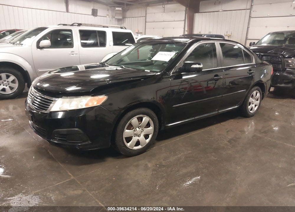 2009 KIA OPTIMA LX VIN: KNAGE228295360141
