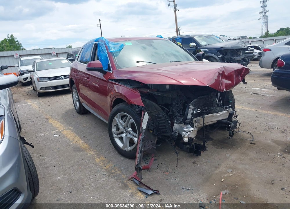 2019 AUDI Q5 45 PREMIUM VIN: WA1ANAFY2K2091105
