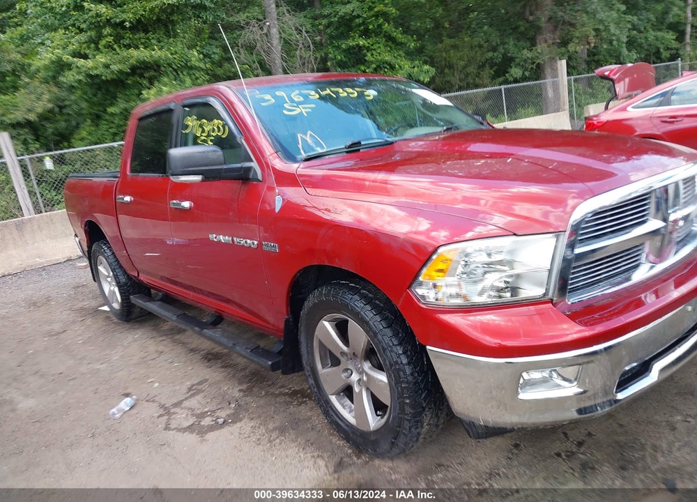 2012 RAM 1500 SLT VIN: 1C6RD7LT1CS258067