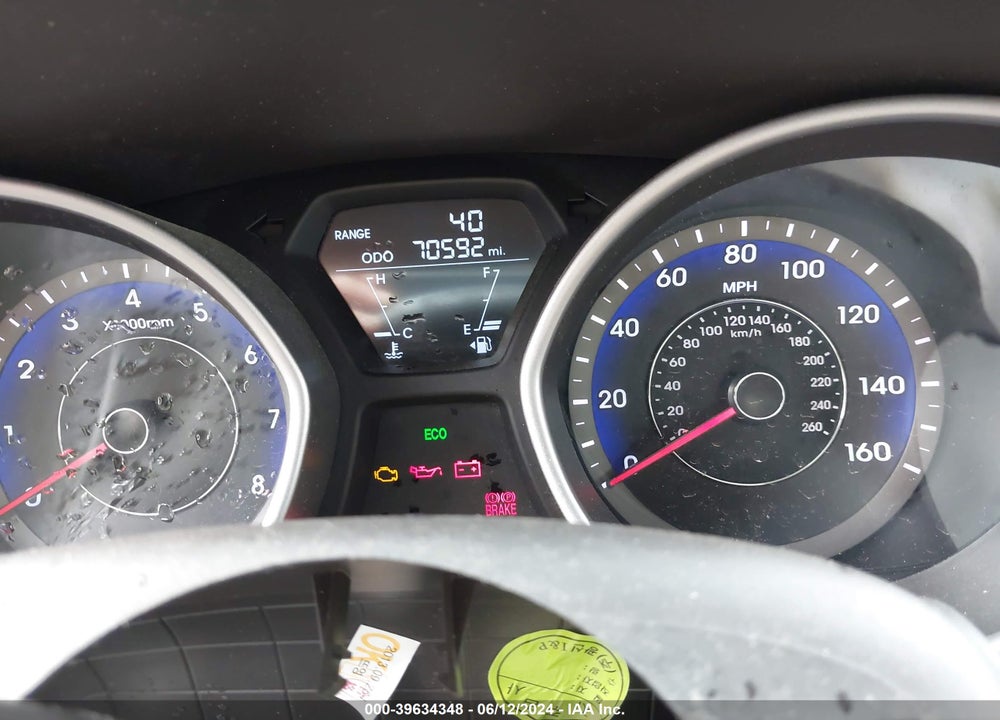 2013 HYUNDAI ELANTRA GLS VIN: KMHDH4AE6DU990948