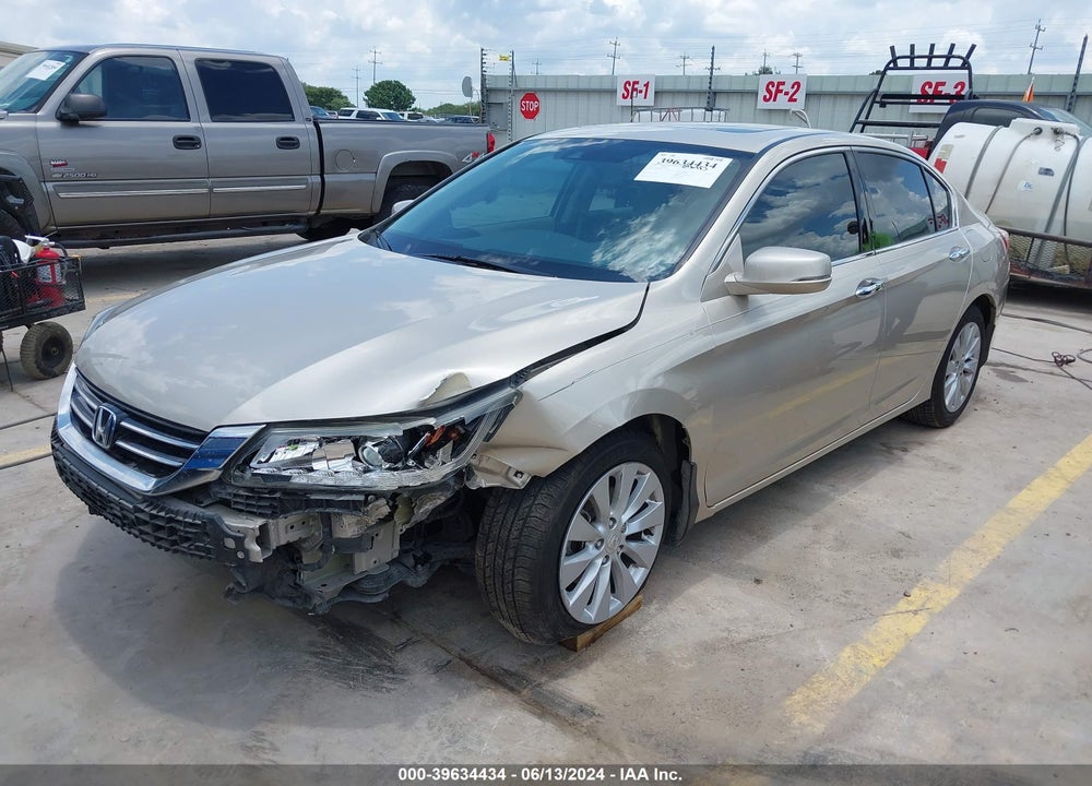 2014 HONDA ACCORD EX-L V-6 VIN: 1HGCR3F84EA039629