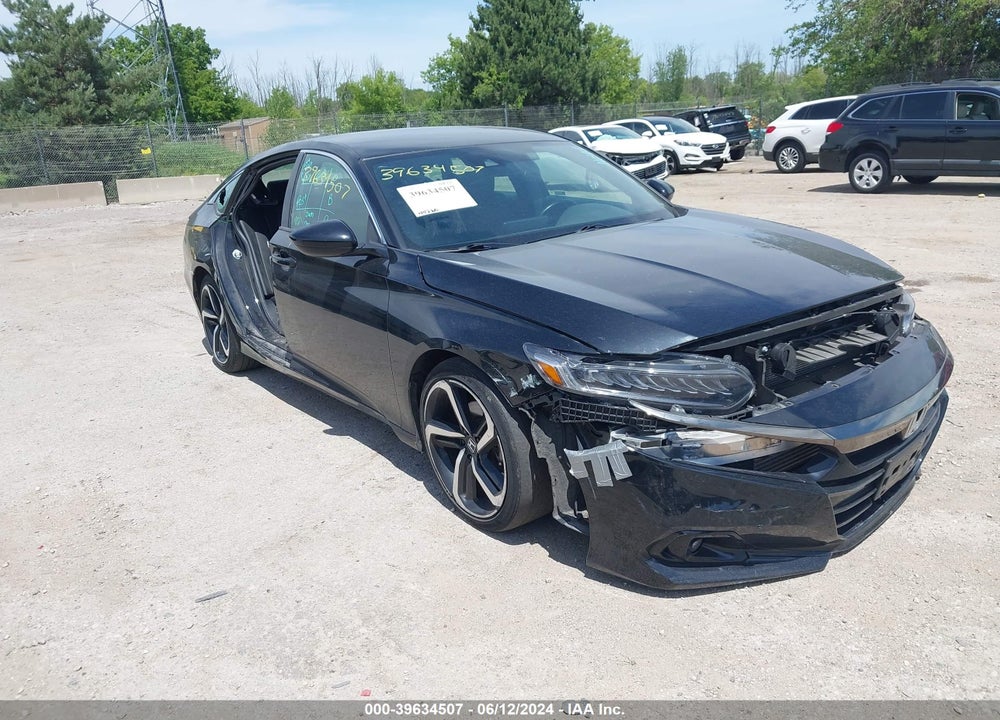 2021 HONDA ACCORD SPORT VIN: 1HGCV1F38MA049440
