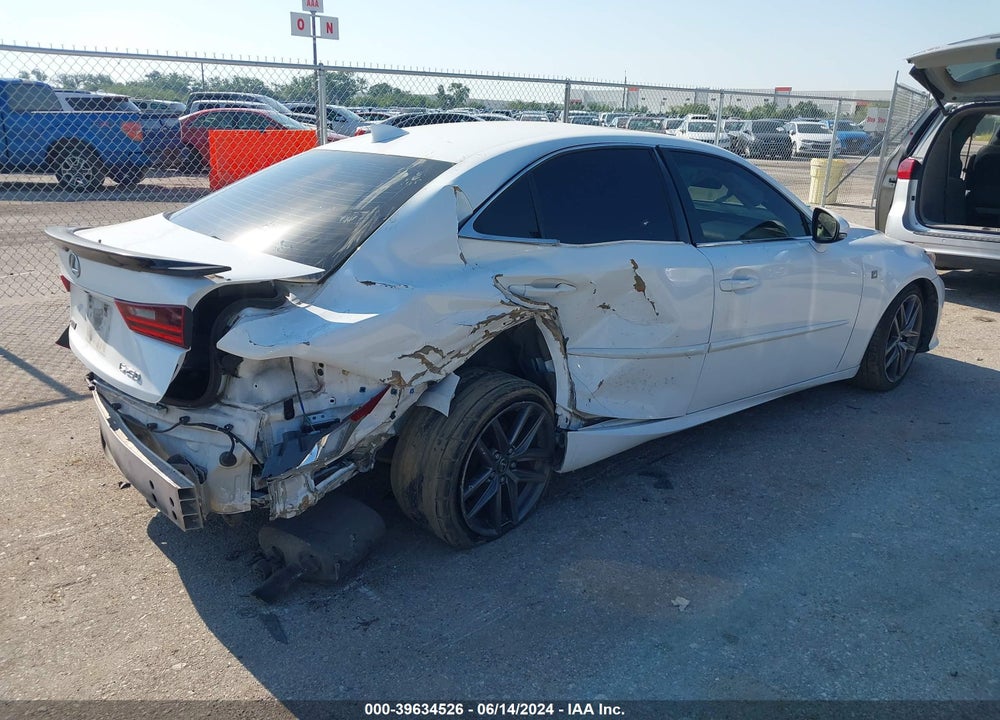 2015 LEXUS IS 250 VIN: JTHBF1D23F5073012