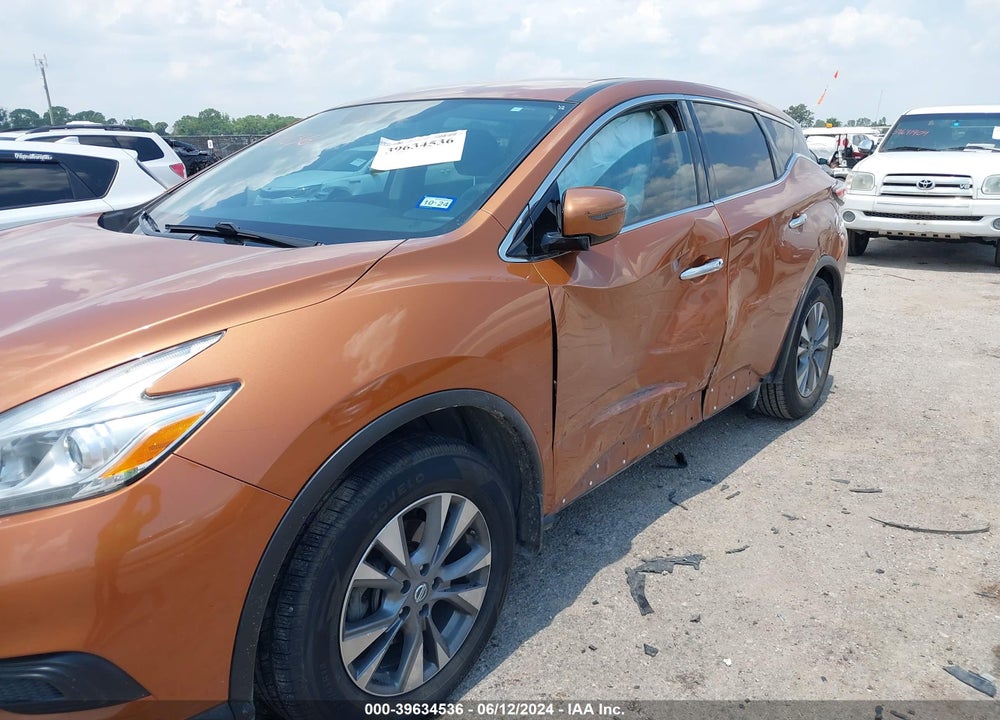 2016 NISSAN MURANO PLATINUM/S/SL/SV VIN: 5N1AZ2MG2GN122574