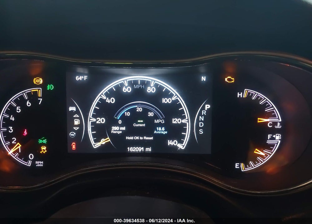 2014 JEEP GRAND CHEROKEE ALTITUDE VIN: 1C4RJFAG5EC527878