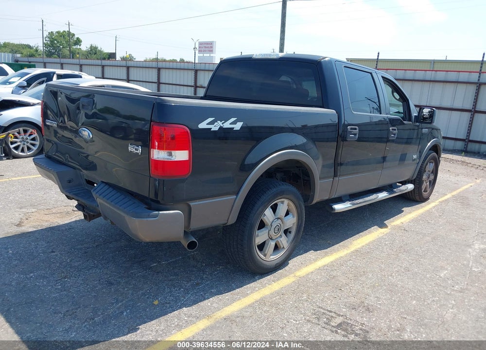2008 FORD F-150 60TH ANNIVERSARY/FX4/KING RANCH/LARIAT/XLT VIN: 1FTPW14V48KC53458