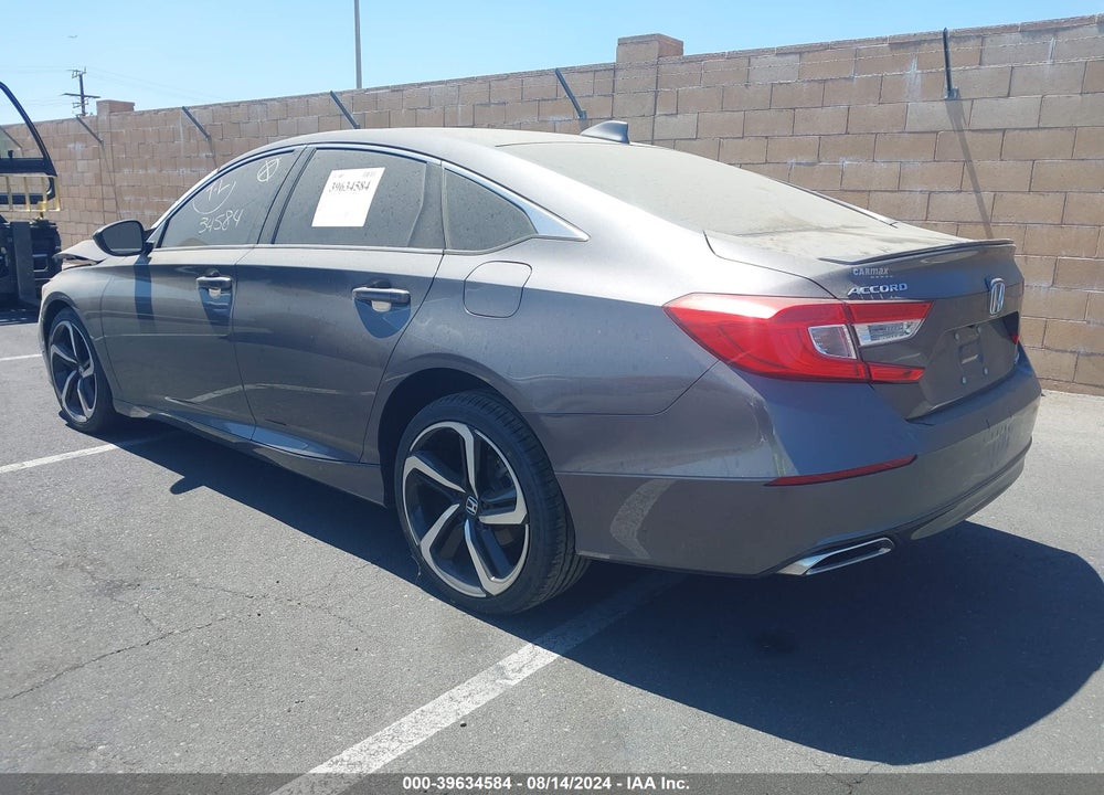 2019 HONDA ACCORD SPORT VIN: 1HGCV1F37KA129373