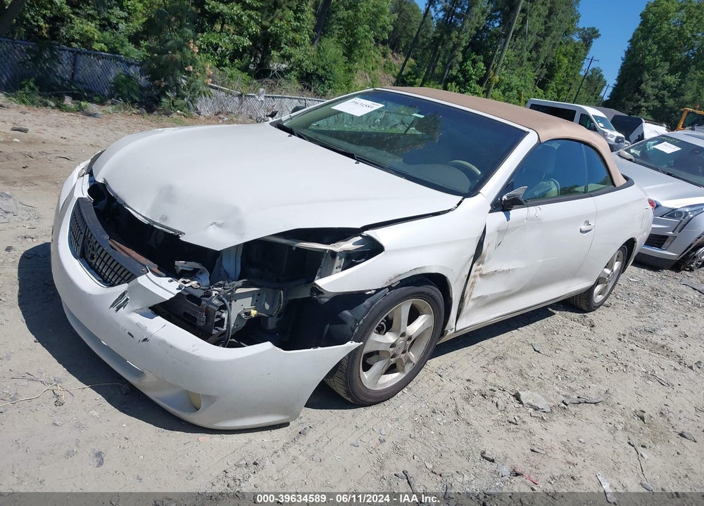 2005 TOYOTA CAMRY SOLARA SLE VIN: 4T1FA38P05U055909