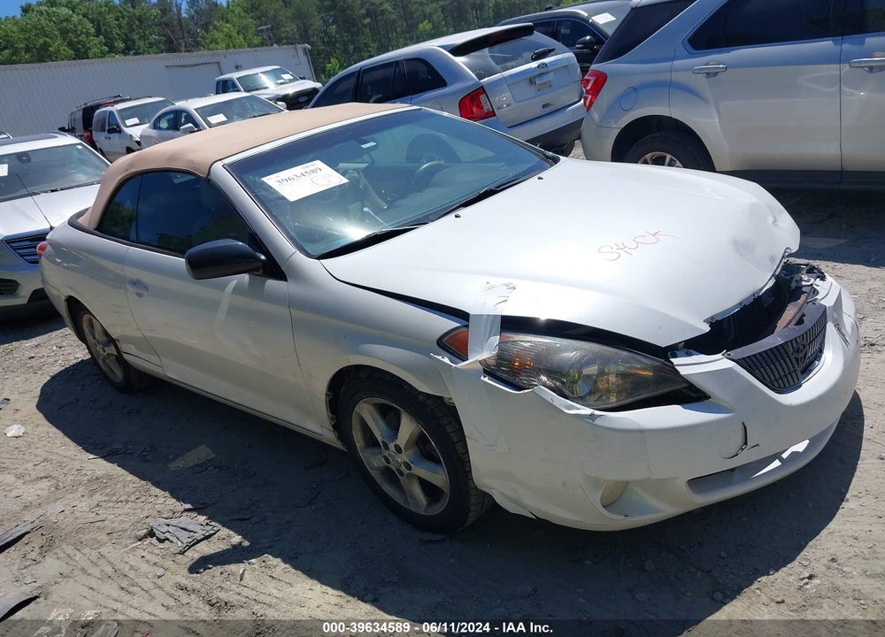 2005 TOYOTA CAMRY SOLARA SLE VIN: 4T1FA38P05U055909