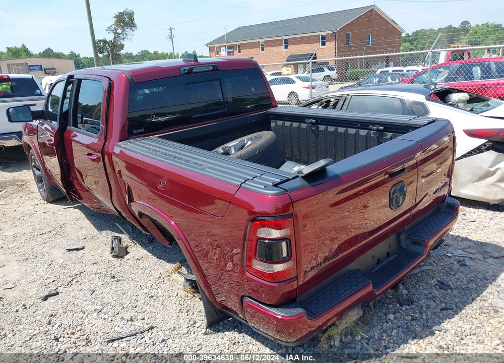2021 RAM 1500 LIMITED 4X4 5'7 BOX VIN: 1C6SRFHM3MN817908