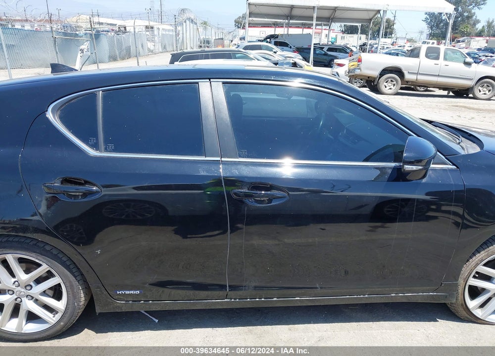 2014 LEXUS CT 200H VIN: JTHKD5BHXE2184371
