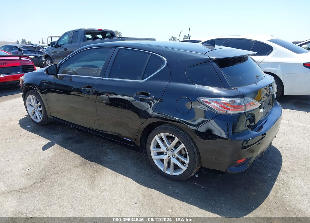 2014 LEXUS CT 200H VIN: JTHKD5BHXE2184371