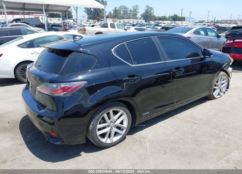2014 LEXUS CT 200H VIN: JTHKD5BHXE2184371