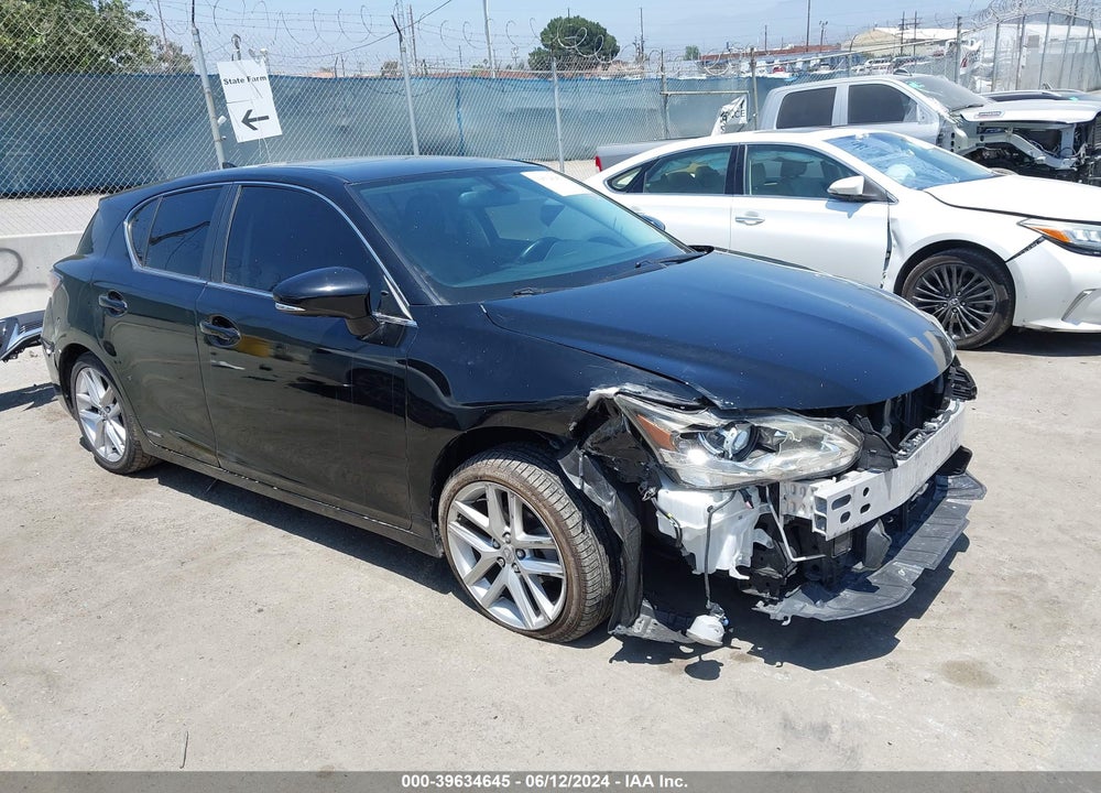 2014 LEXUS CT 200H VIN: JTHKD5BHXE2184371
