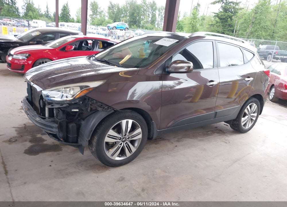 2014 HYUNDAI TUCSON LIMITED VIN: KM8JUCAG8EU821364