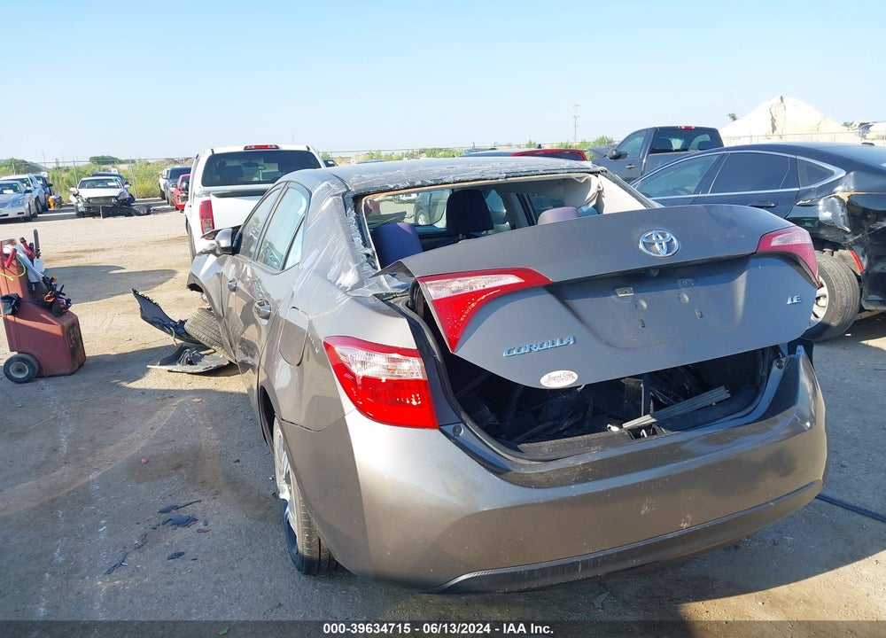 2019 TOYOTA COROLLA LE VIN: 5YFBURHE6KP873732
