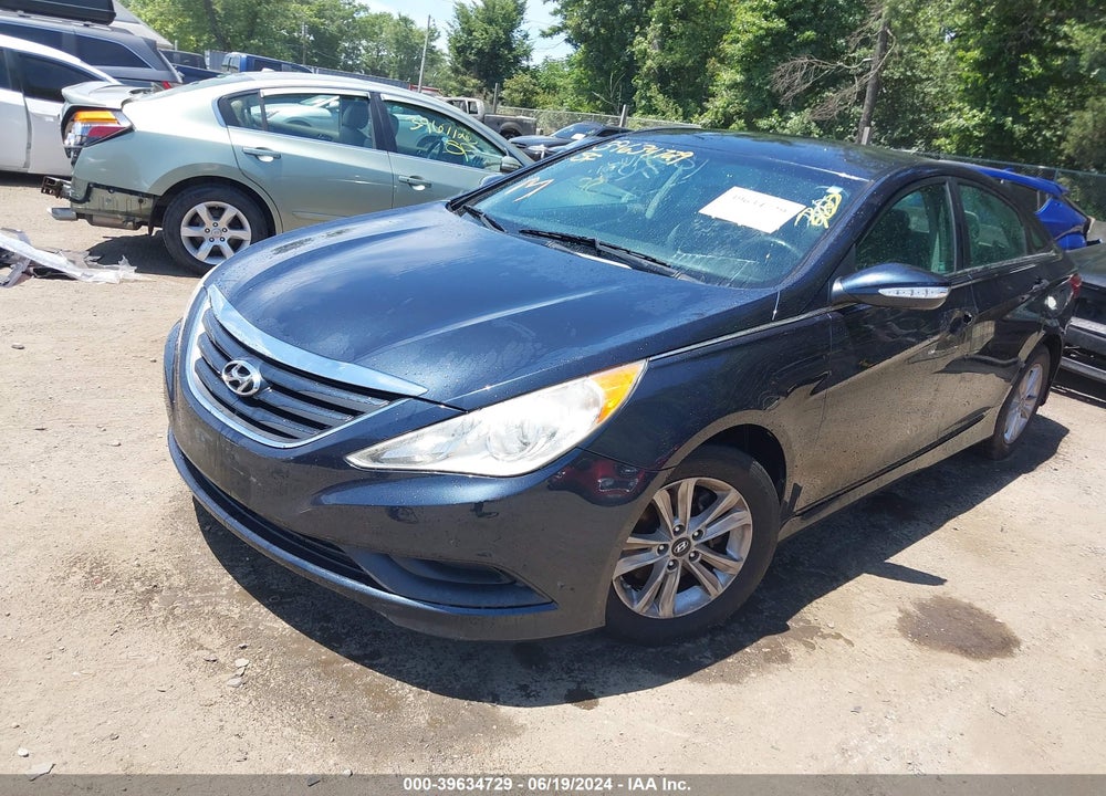 2014 HYUNDAI SONATA GLS VIN: 5NPEB4AC1EH862895