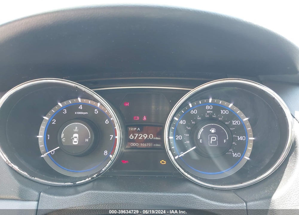 2014 HYUNDAI SONATA GLS VIN: 5NPEB4AC1EH862895