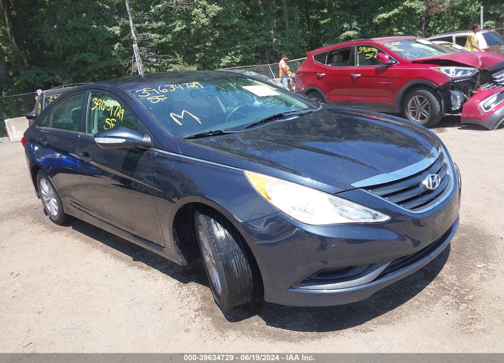 2014 HYUNDAI SONATA GLS VIN: 5NPEB4AC1EH862895