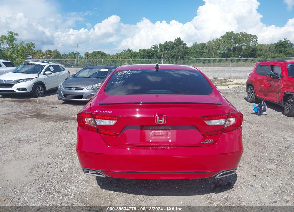 2022 HONDA ACCORD SPORT 2.0T VIN: 1HGCV2F30NA010610