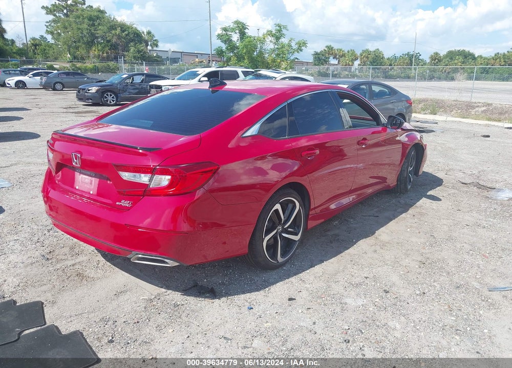 2022 HONDA ACCORD SPORT 2.0T VIN: 1HGCV2F30NA010610