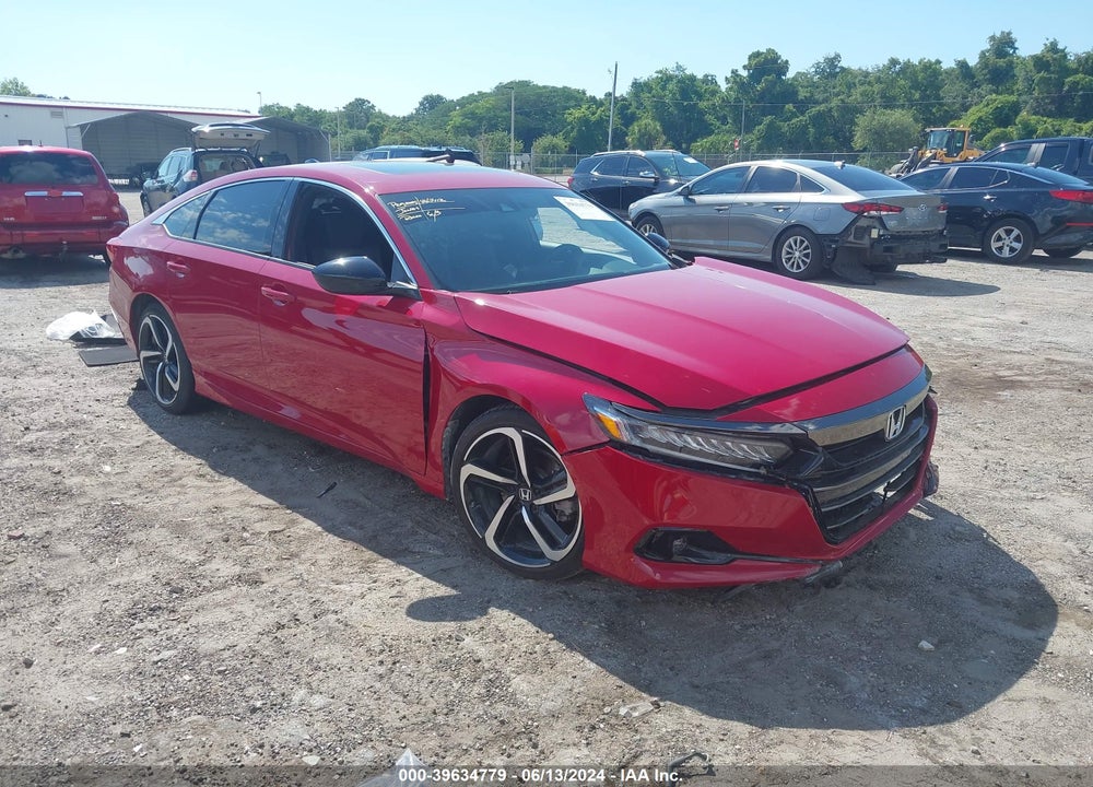 2022 HONDA ACCORD SPORT 2.0T VIN: 1HGCV2F30NA010610