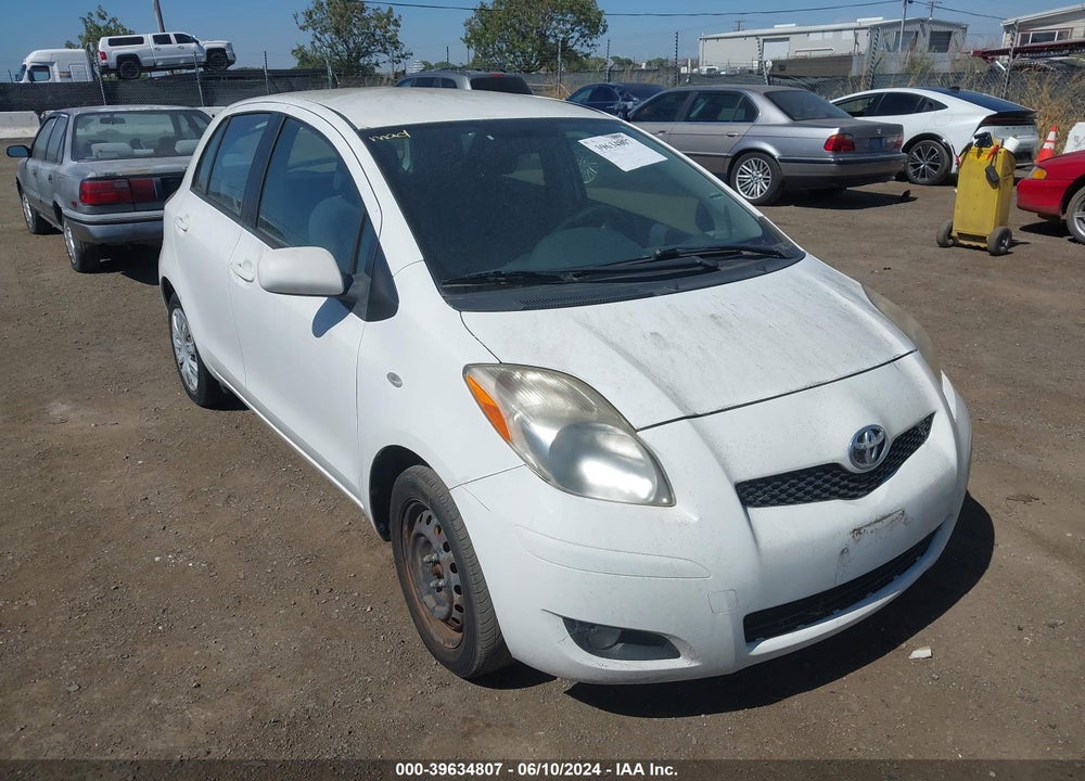 2009 TOYOTA YARIS VIN: JTDKT903495240604