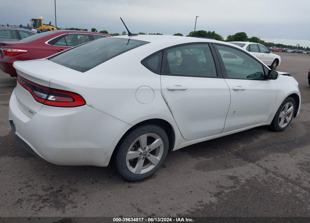 2016 DODGE DART SXT VIN: 1C3CDFBB0GD661344