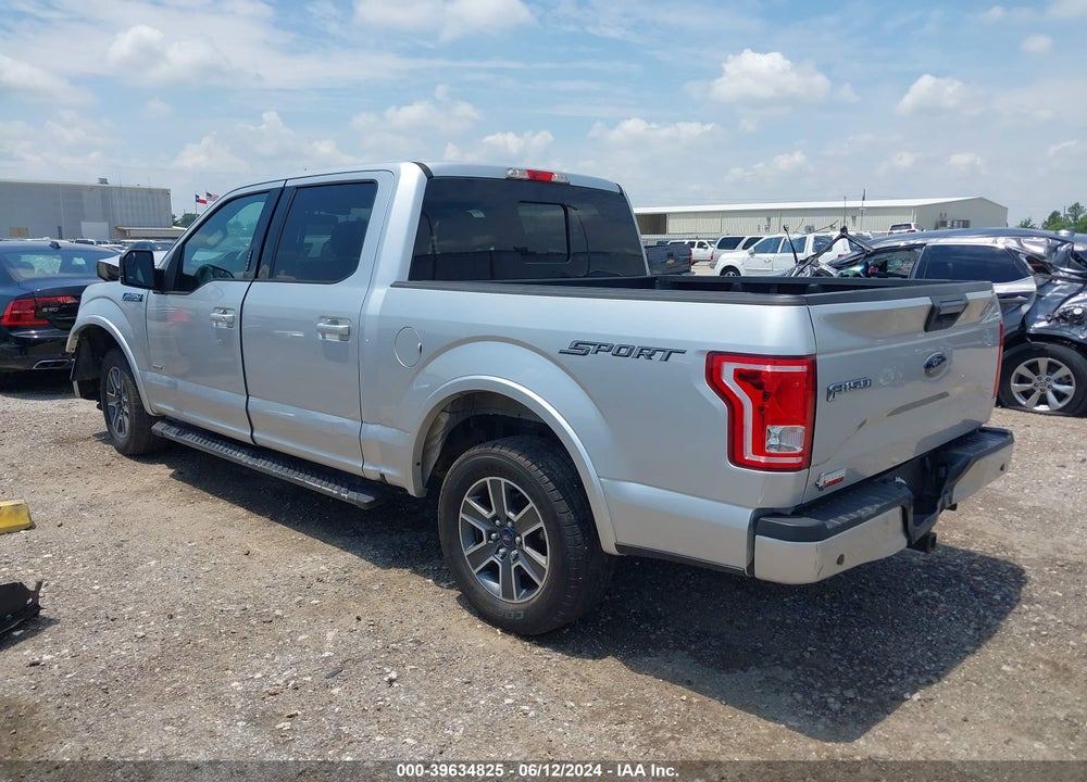 2015 FORD F-150 XLT VIN: 1FTEW1CP7FKF15819