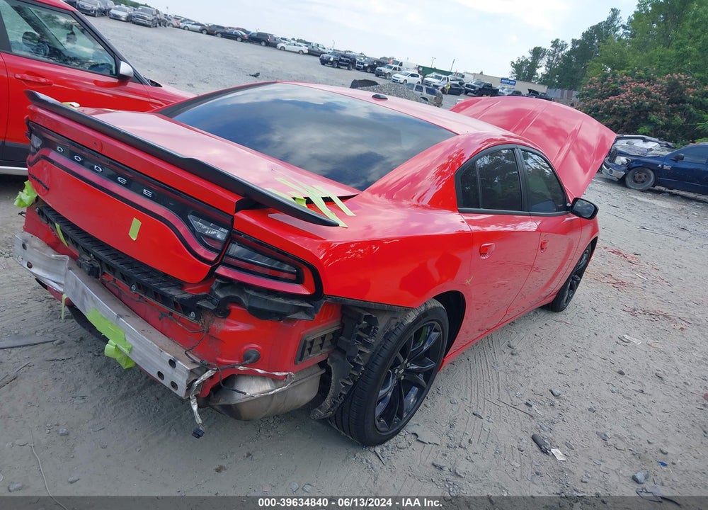 2018 DODGE CHARGER SXT RWD VIN: 2C3CDXBG6JH336757