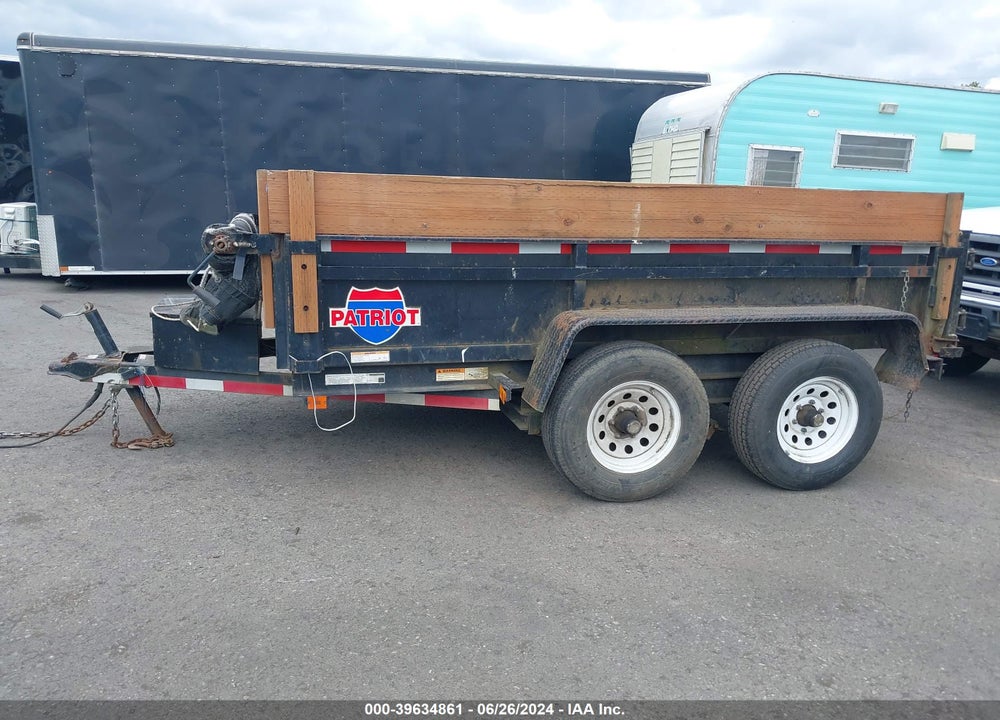 2016 CARRY ON DUMP TRAILER VIN: 4YMDU1024GR002169