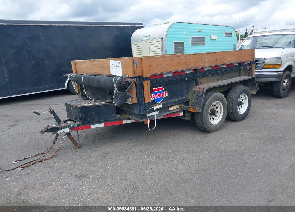 2016 CARRY ON DUMP TRAILER VIN: 4YMDU1024GR002169
