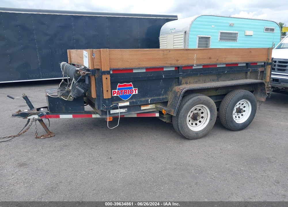 2016 CARRY ON DUMP TRAILER VIN: 4YMDU1024GR002169