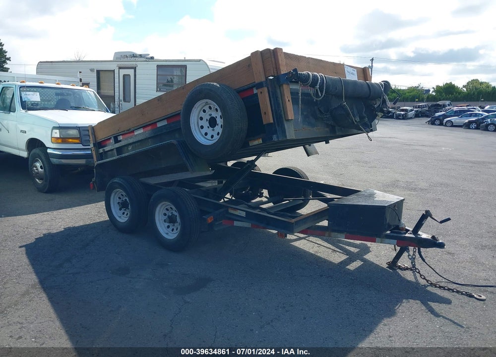 2016 CARRY ON DUMP TRAILER VIN: 4YMDU1024GR002169