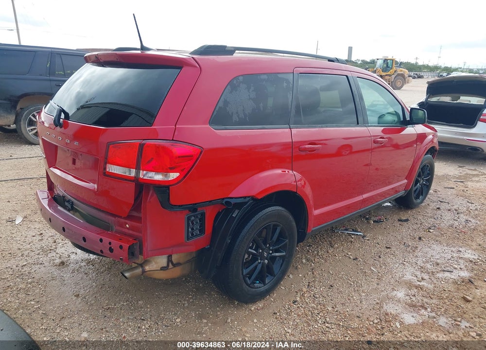 2019 DODGE JOURNEY SE VIN: 3C4PDCBB2KT867098