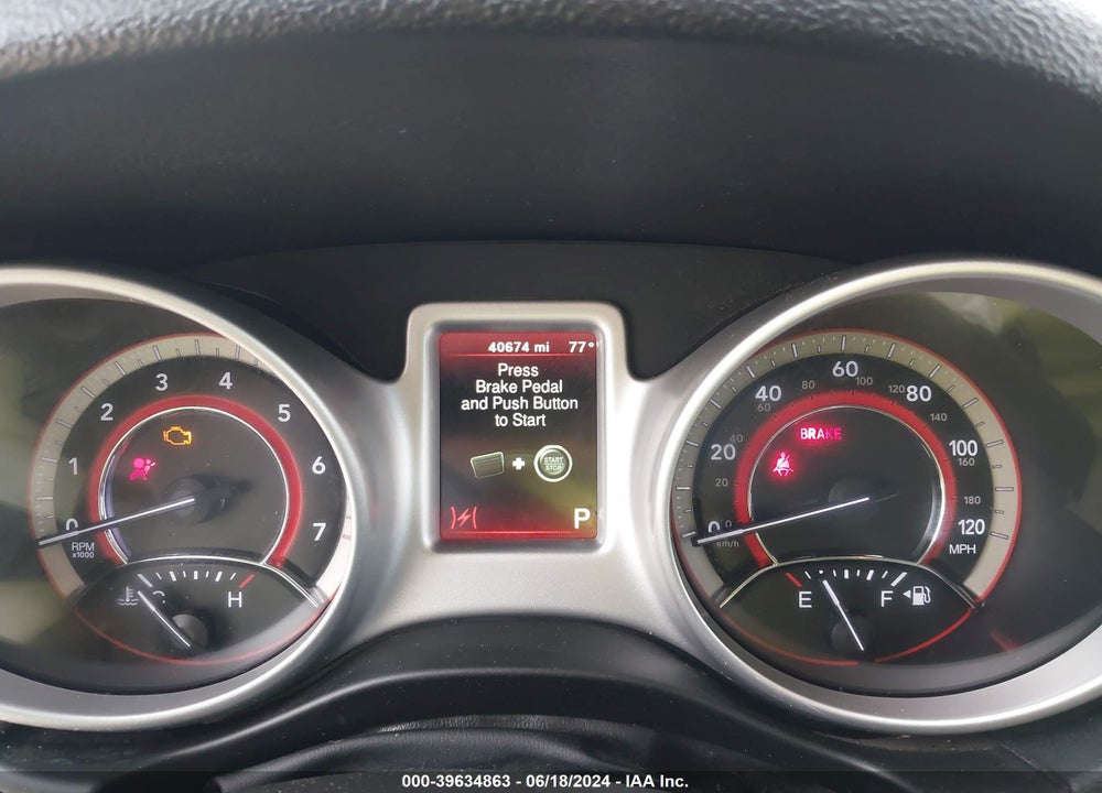2019 DODGE JOURNEY SE VIN: 3C4PDCBB2KT867098