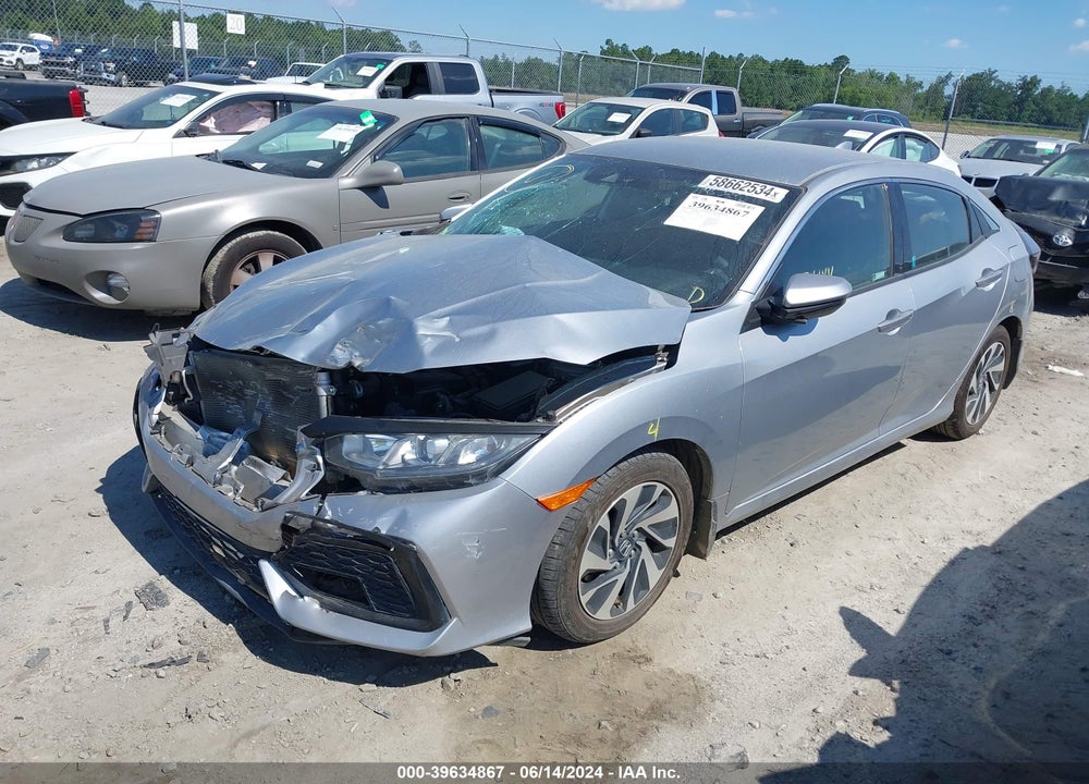 2019 HONDA CIVIC LX VIN: SHHFK7H37KU218452