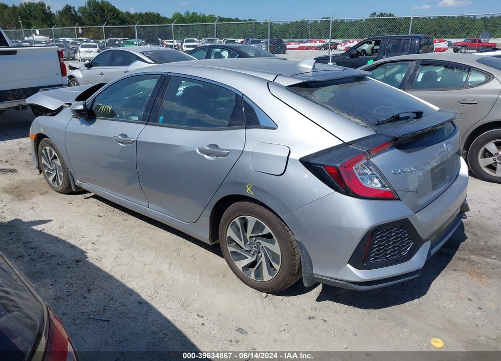 2019 HONDA CIVIC LX VIN: SHHFK7H37KU218452