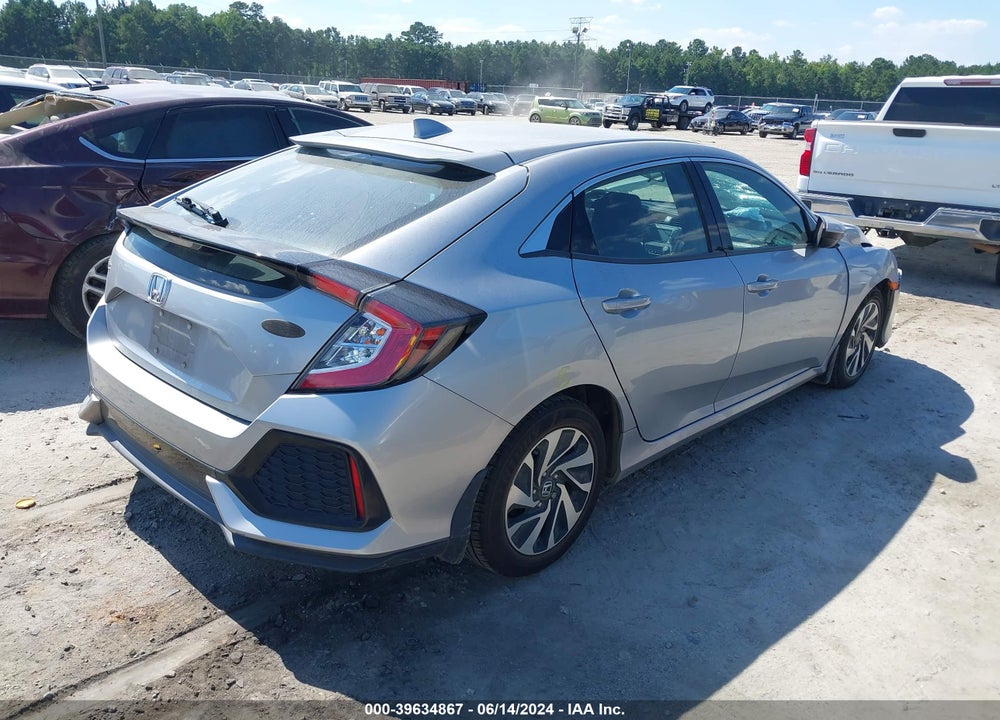 2019 HONDA CIVIC LX VIN: SHHFK7H37KU218452