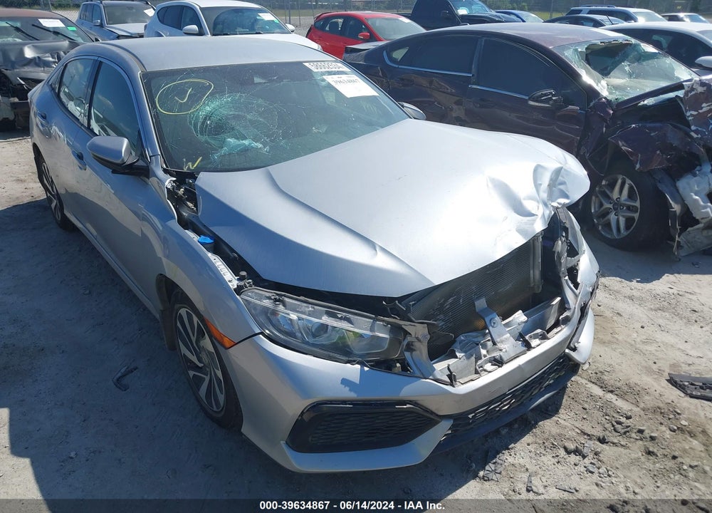 2019 HONDA CIVIC LX VIN: SHHFK7H37KU218452