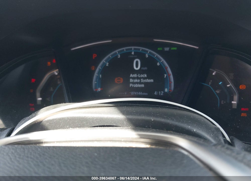 2019 HONDA CIVIC LX VIN: SHHFK7H37KU218452