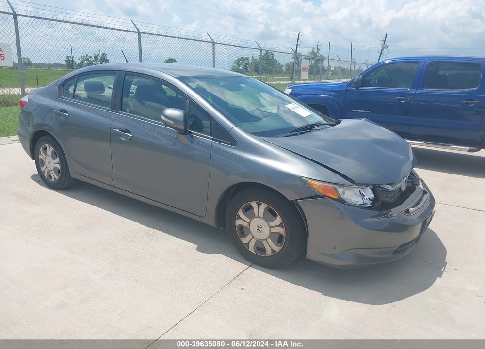 2012 HONDA CIVIC HYBRID VIN: JHMFB4F22CS002442