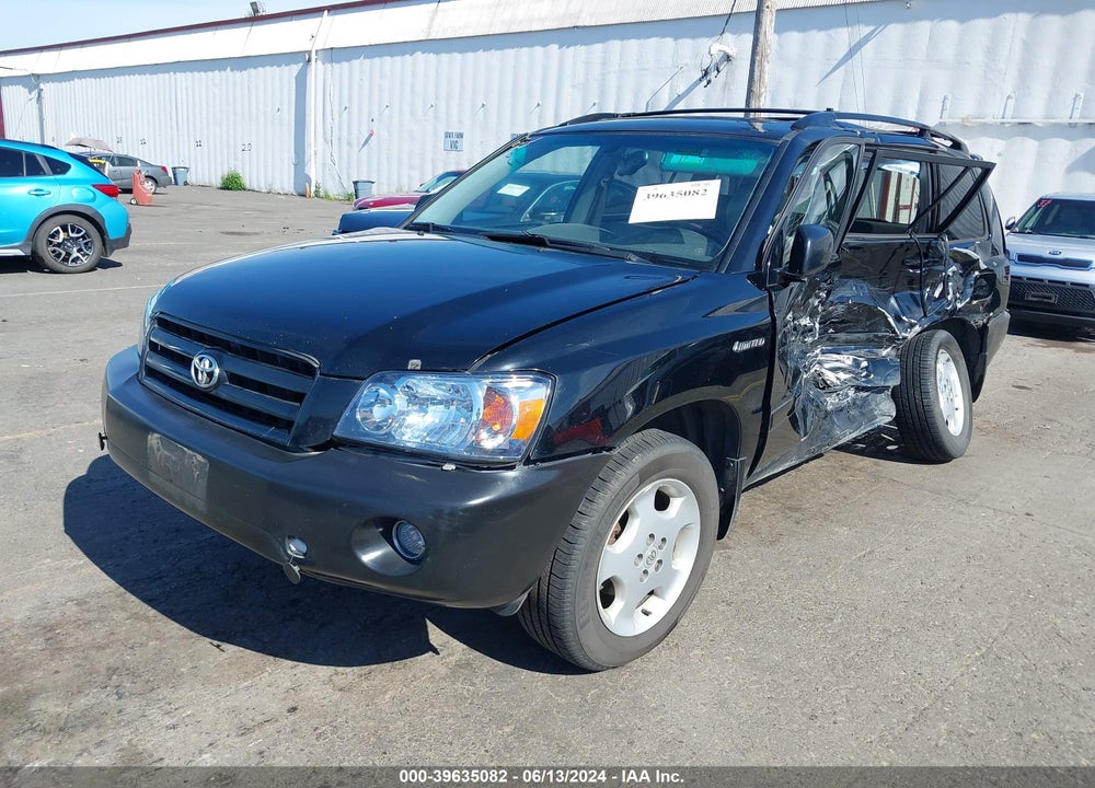 2005 TOYOTA HIGHLANDER LIMITED V6 VIN: JTEEP21A850091560