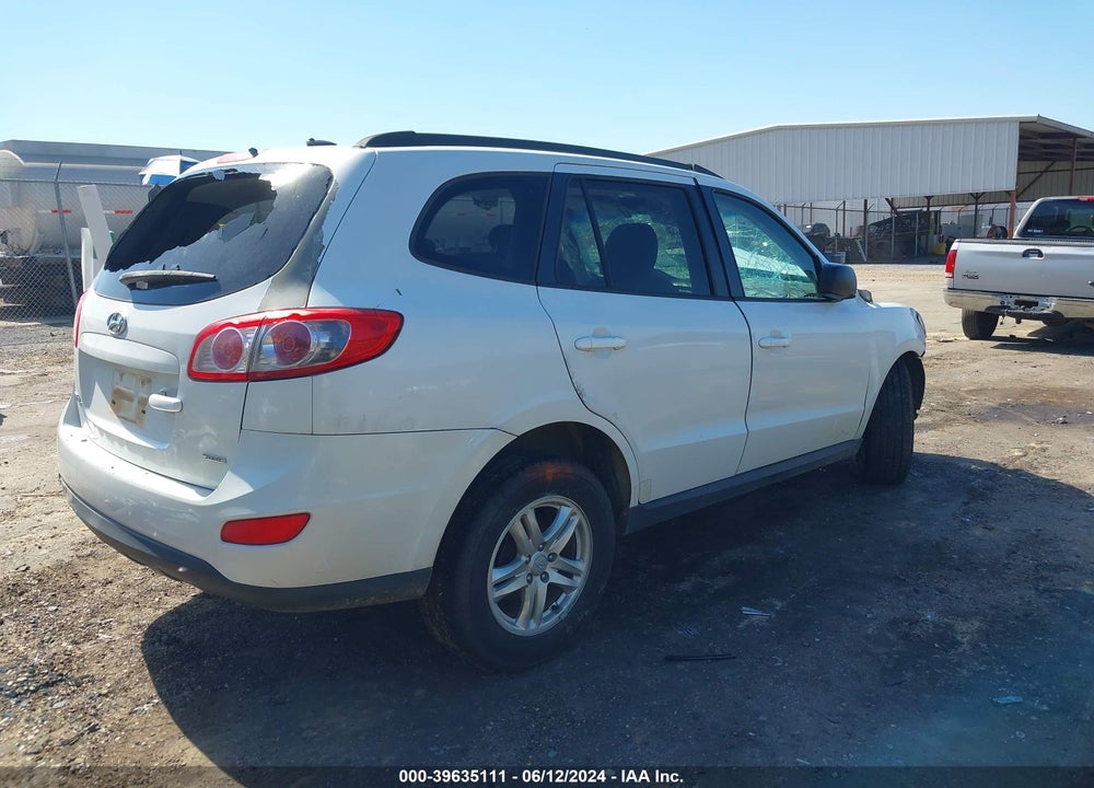 2012 HYUNDAI SANTA FE GLS VIN: 5XYZGDAB4CG163940