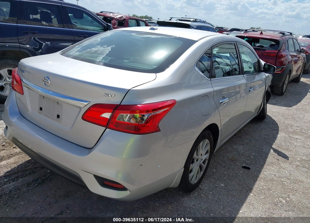 2019 NISSAN SENTRA SV VIN: 3N1AB7AP6KY390116