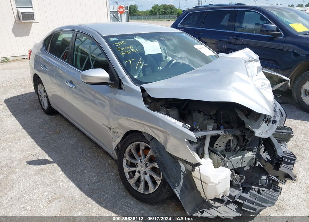 2019 NISSAN SENTRA SV VIN: 3N1AB7AP6KY390116
