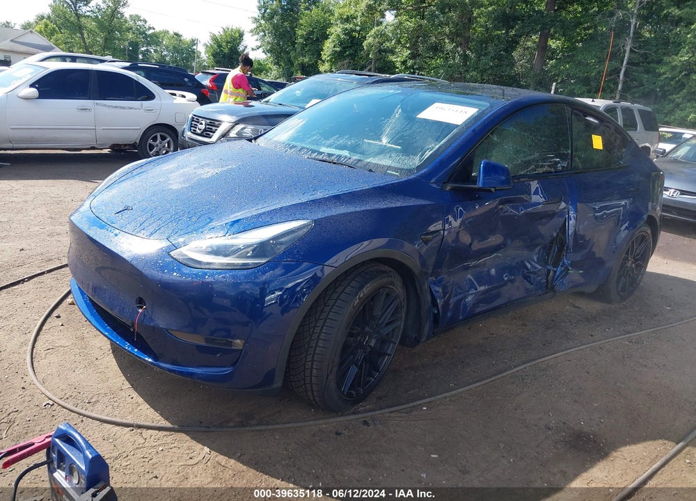 2022 TESLA MODEL Y PERFORMANCE DUAL MOTOR ALL-WHEEL DRIVE VIN: 7SAYGDEFXNF308131