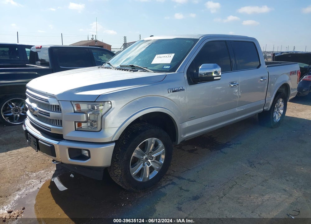 2017 FORD F-150 PLATINUM VIN: 1FTEW1EG9HFC52290