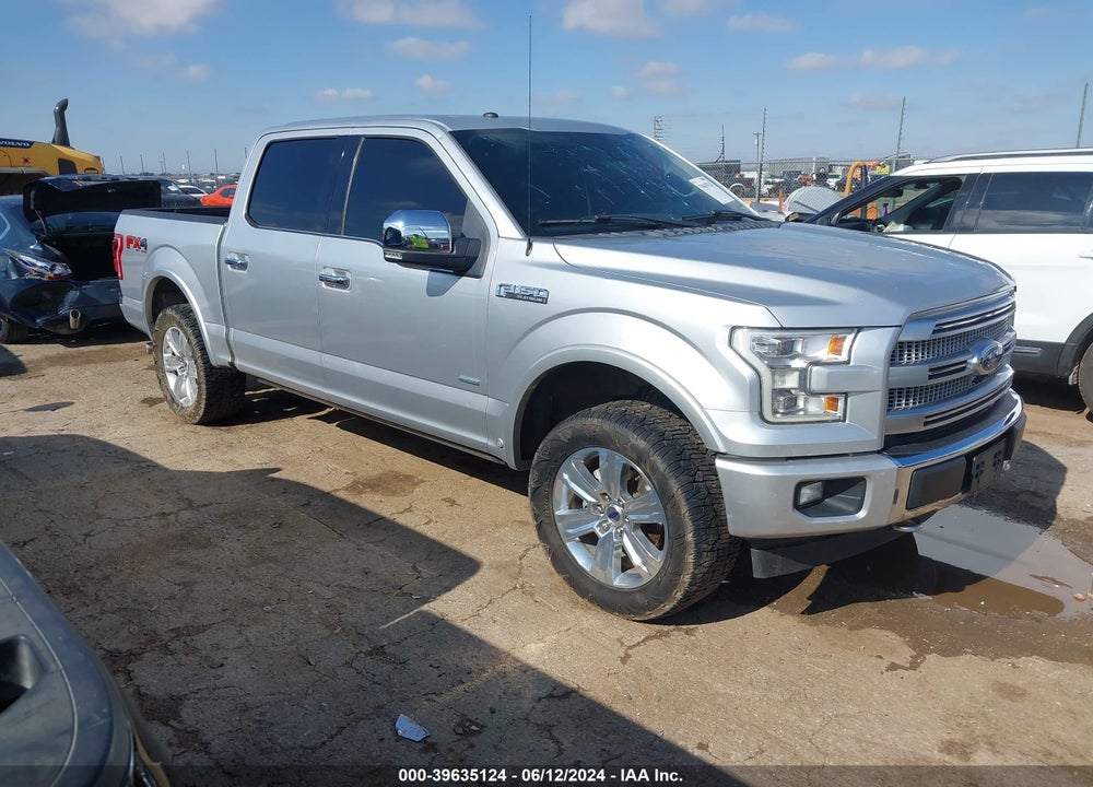 2017 FORD F-150 PLATINUM VIN: 1FTEW1EG9HFC52290