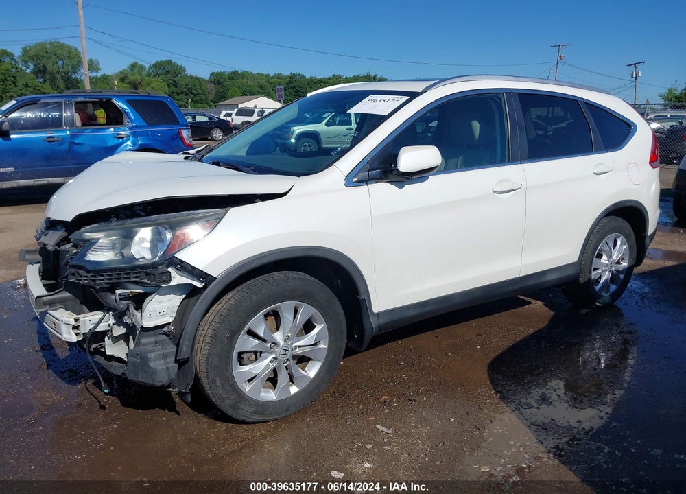 2014 HONDA CR-V EX-L VIN: 5J6RM4H79EL070567